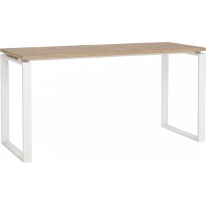 Schilderschreibtisch 150 cm - Wei/Hickory