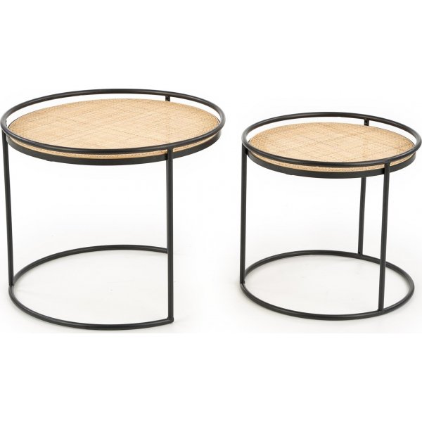 Utara Couchtisch Ø41/51 cm - Schwarz Utara Couchtisch Ø41/51 cm - Schwarz