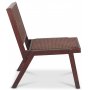 Rizz Loungesessel - Mahagoni / Rattan + Mbelfe