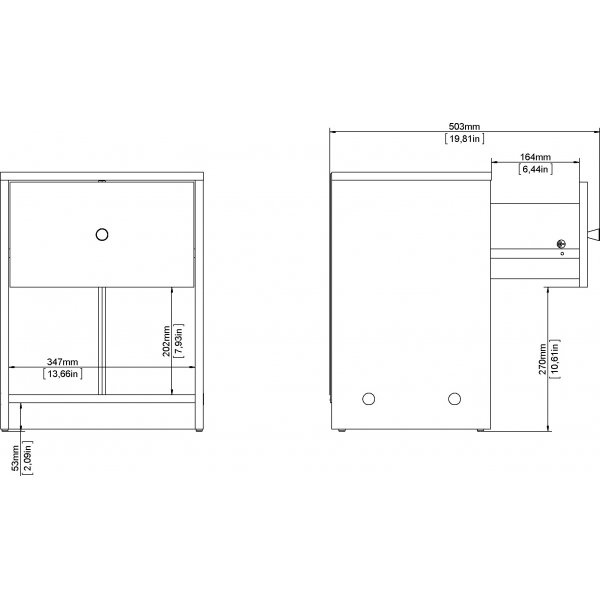 Mai Nachttisch - Wei
