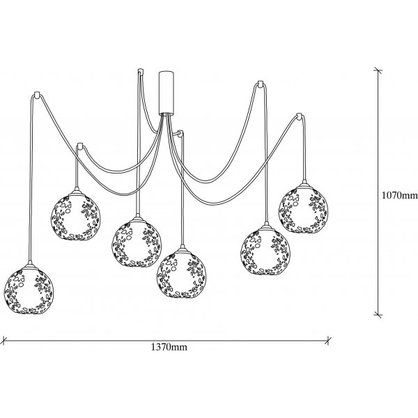 Fellini Deckenleuchte 899 - Schwarz