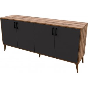 Hera Sideboard - Walnuss/Anthrazit