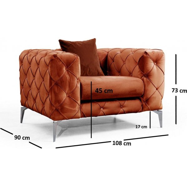 Como-Sessel - Orange