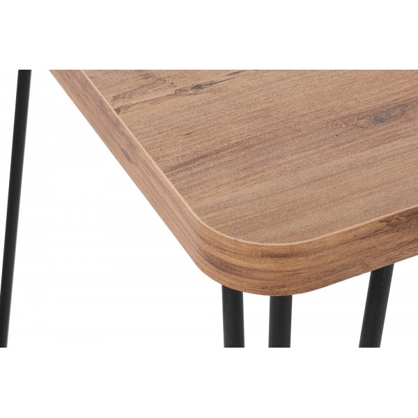 Lagos Esstisch 120 x 70 cm - Walnuss/Schwarz Lagos Esstisch 120 x 70 cm - Walnuss/Schwarz