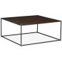 Artsome Couchtisch 90x90 cm - Recyceltes Holz / Metall