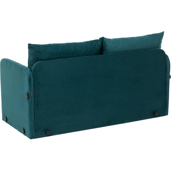 Saga 2-Sitzer-Schlafsofa - Petroleumgrn