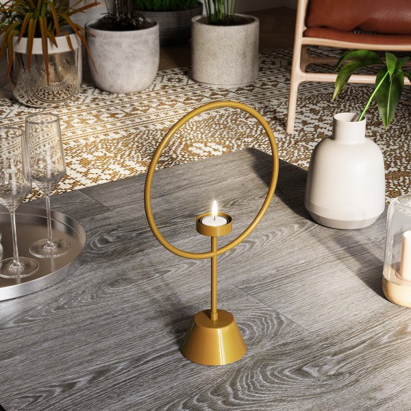 Kairos Kerzenhalter - Gold Kairos Kerzenhalter - Gold
