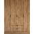 Yaman Kleiderschrank 140 x 45 x 182 cm - Walnuss