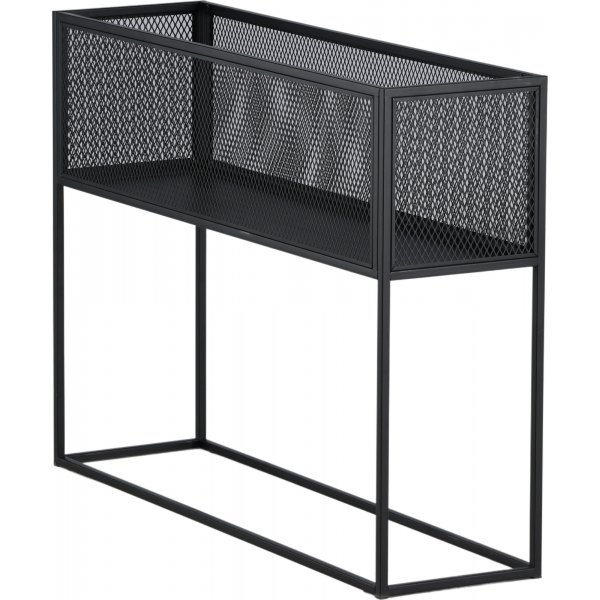 Teo-Reliefregal - Schwarz