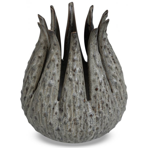 drehbarer Topf H16 cm - Grau