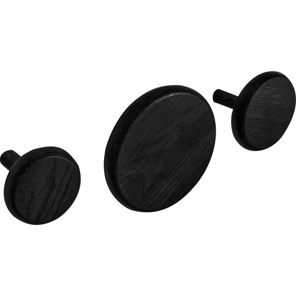 Mondo Kleiderhaken groß - Schwarz Mondo Kleiderhaken groß - Schwarz