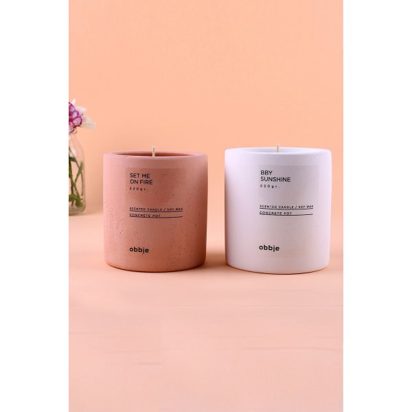 Duftkerze Hello Moonlight groß - Gelb Duftkerze Hello Moonlight groß - Gelb