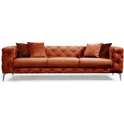 Como 3-Sitzer-Sofa - Orange