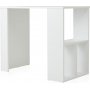 Tuvalle Schreibtisch Wei - 90 x 50 cm