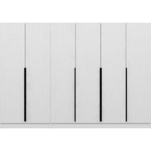 Cikani Kleiderschrank 270x52x210 cm, Variante A - Wei