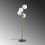 Fas Stehlampe opal - Gold