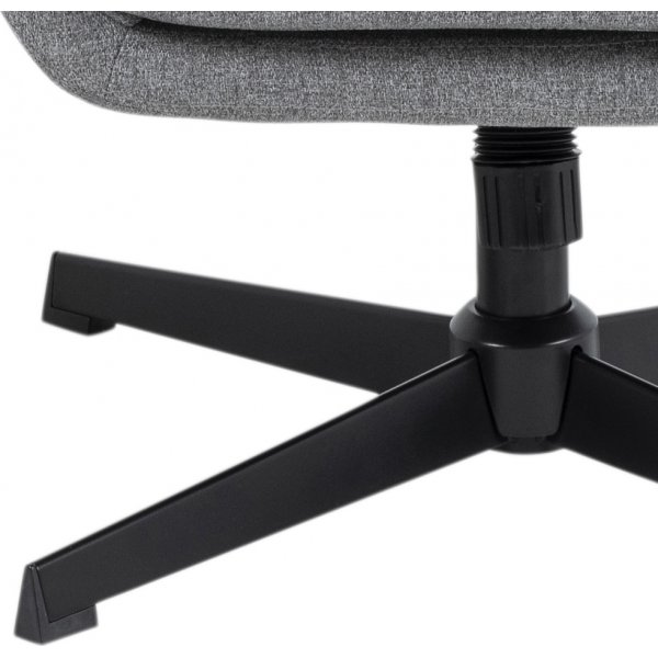 Trafford Sessel mit Fuhocker - Hellgrau