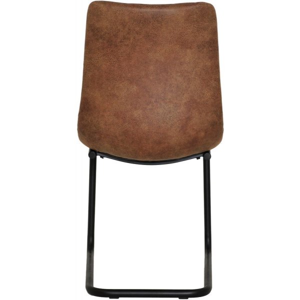 Gebogener Esszimmerstuhl - Braun Gebogener Esszimmerstuhl - Braun