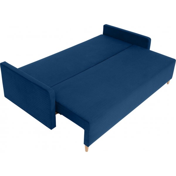 Sigma 3er Schlafsofa - Blau