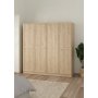 Billund Kleiderschrank mit 4 Tren - Hickory