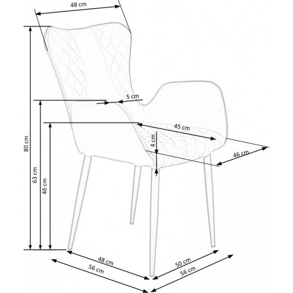 Cadeira Esszimmerstuhl 427 - Grn