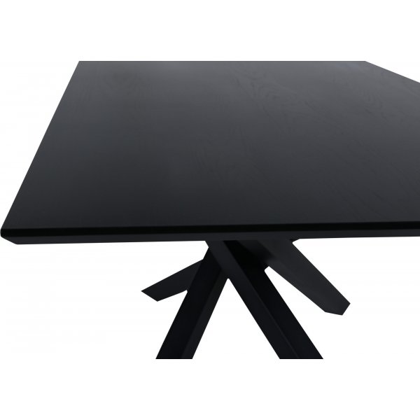 Esstisch 180x90 cm schwarz gebeizte Eiche - Piazza