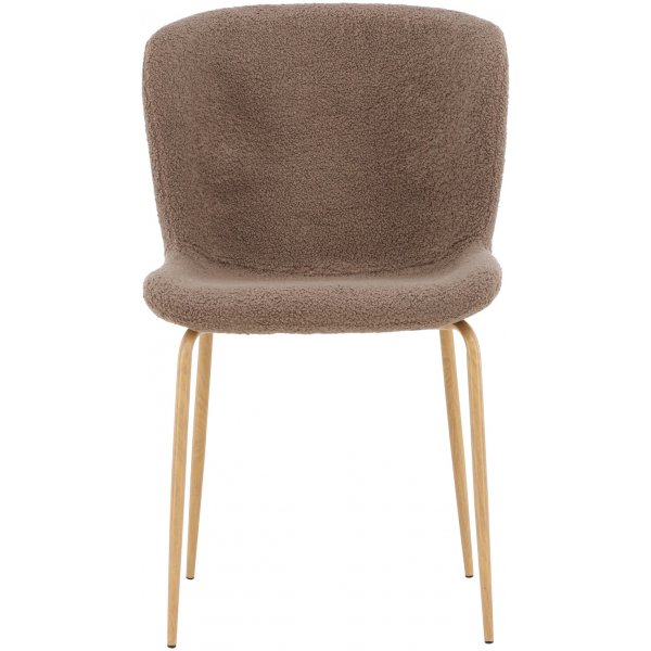 Modesto Esszimmerstuhl - Braunes Boucl