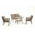 Pure Lounge-Gruppe 2 - Creme