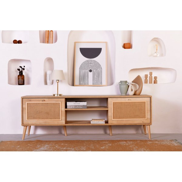 Jota Medienbank 180 cm - Eiche Jota Medienbank 180 cm - Eiche