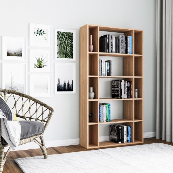 Sanborn Bcherregal - Eiche
