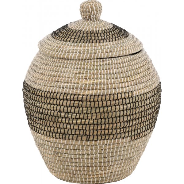 Chennai-Korb 33 cm - Beige/Seegras