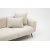 Flanko 3-Sitzer-Sofa Creme