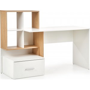 Myles Schreibtisch - Eiche/Weiß