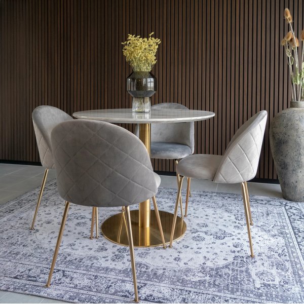 Essgruppe Bolzano - Weiß/Grau Essgruppe Bolzano - Weiß/Grau