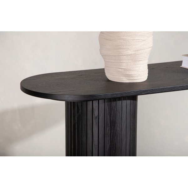 Bianca Konsolentisch 130 x 40 cm - Schwarz