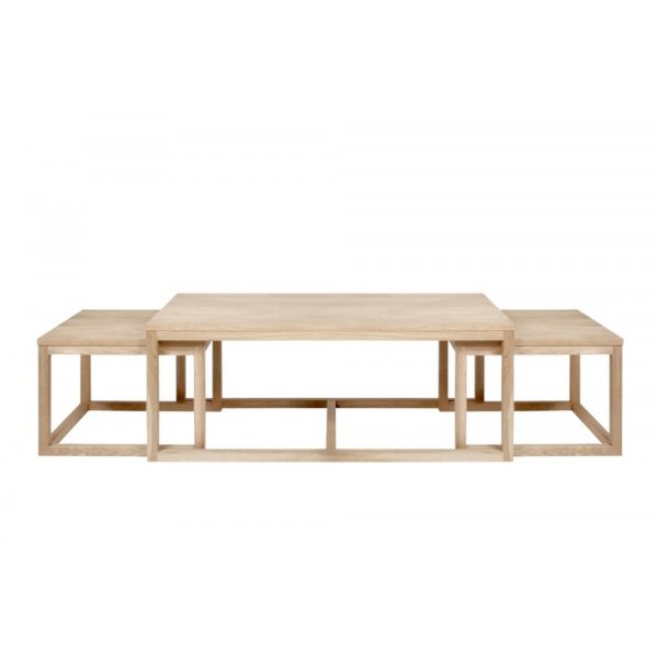 Cornus Tisch 120x60 cm - Eiche wei pigmentiert