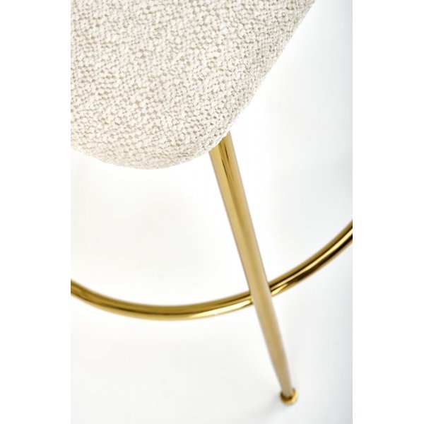 Barhocker Beige/Gold