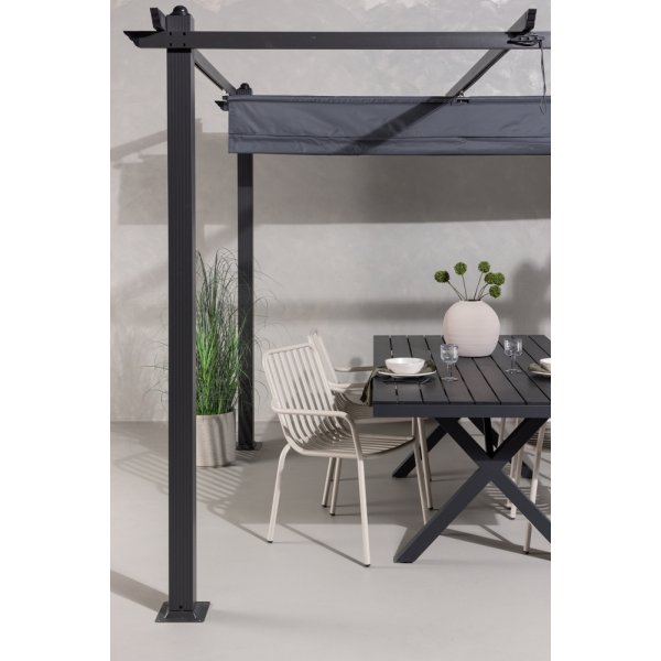 Lazio-Pergola 248 x 295 x 295 cm - Grau