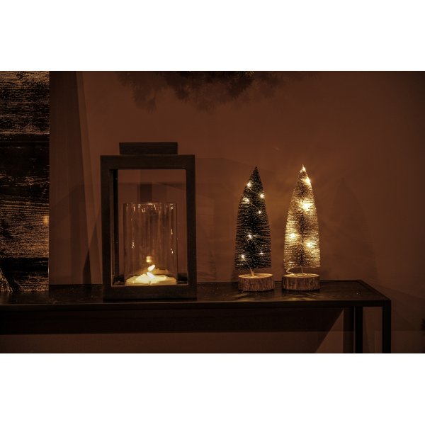 Dekorativer Trafalgar-Baum mit LED-Lichtern - Schwarz