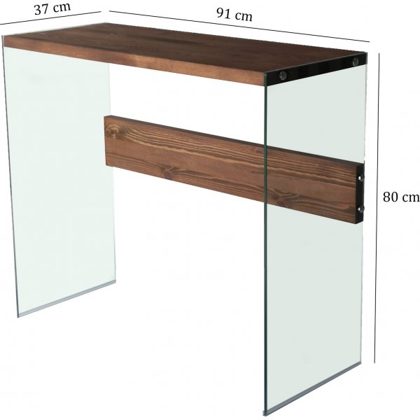 Niagara-Relieftisch 91 x 37 cm - Nussbaum Niagara-Relieftisch 91 x 37 cm - Nussbaum