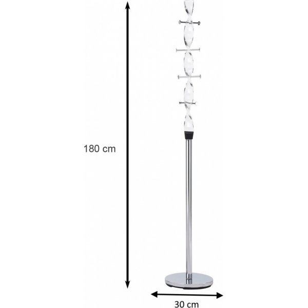 Celina 180 cm hoher Kleiderbgel in Chrom