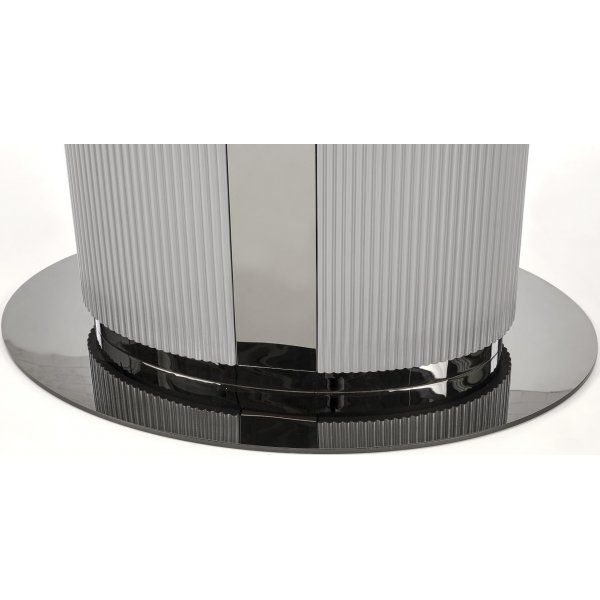 Dancan Esstisch 160-220 x 90 cm - Weißer Marmor/Grau Dancan Esstisch 160-220 x 90 cm - Weißer Marmor/Grau