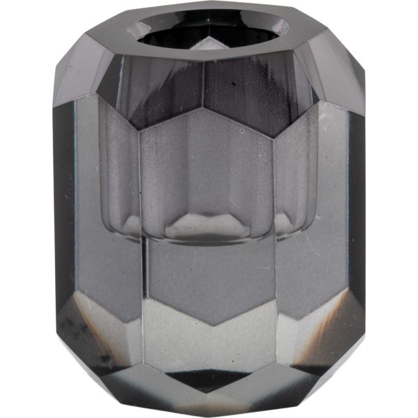 Salin Kerzenhalter - Rauchglas