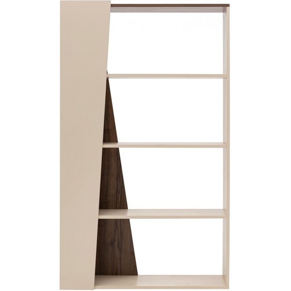 Clark B�cherregal - Walnuss/Beige