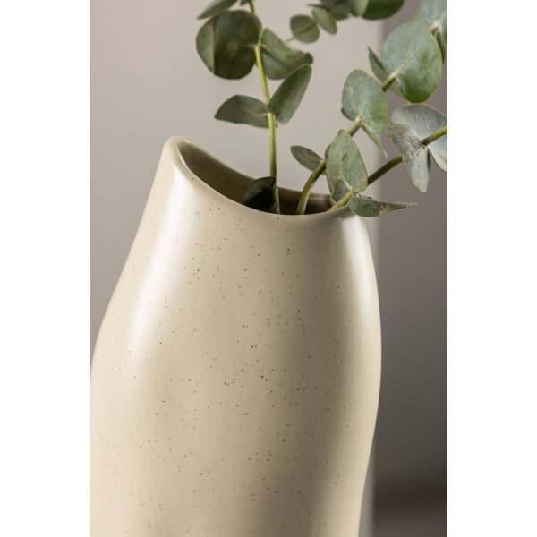 Ernst Vase - Beige/Schwarz Ernst Vase - Beige/Schwarz