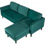 Sofa Firenze aus grnem Samt