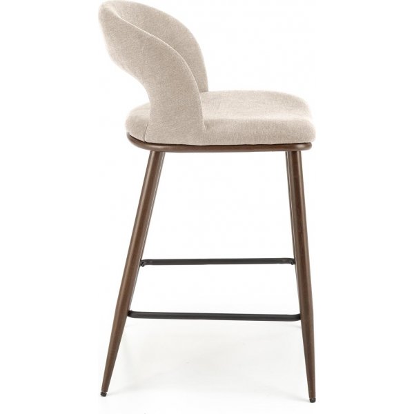 Barhocker beige/walnuss Sitzhhe 65 cm - Pelican