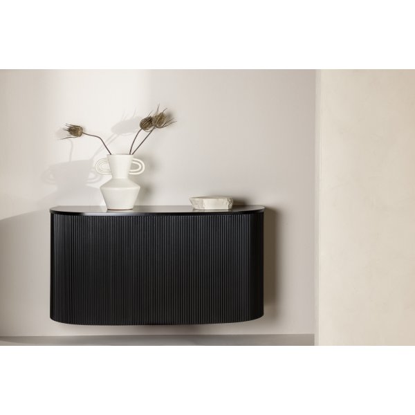 Loca wandh�ngender Beistelltisch 120 x 45 cm - Schwarz