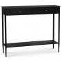 Flash Konsolentisch 100 x 31 cm - Schwarz / Messing