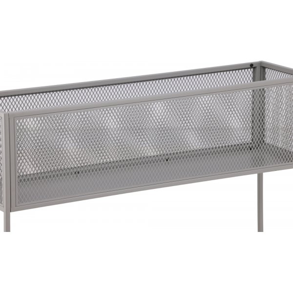 Teo-Reliefregal - Hellgrau